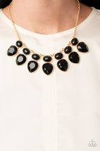 Load image into Gallery viewer, Paparazzi ~ Modern Masquerade ~ Black Necklace Set