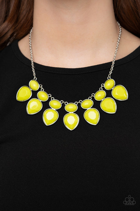 Paparazzi ~ Modern Masquerade ~ Yellow Necklace Set
