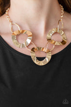 Load image into Gallery viewer, Paparazzi ~ Modern Mechanics ~ Gold Necklace Set
