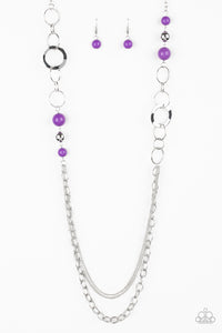 Paparazzi ~ Modern Motley ~ Purple Necklace Set