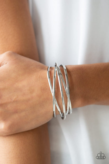 Paparazzi ~ Modest Goddess ~ Silver Cuff Bracelet