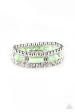 Load image into Gallery viewer, Paparazzi ~ Modestly Madonna ~ Green Bracelet