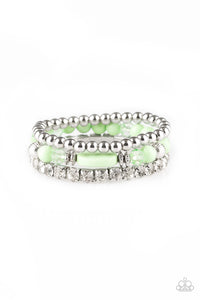 Paparazzi ~ Modestly Madonna ~ Green Bracelet