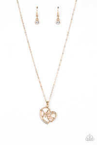 Paparazzi - Mom Moments - Gold Necklace Set