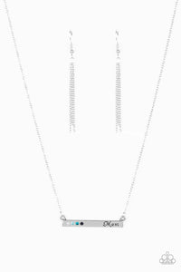 Paparazzi - Moms Do It Better - Blue Necklace Set