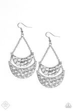 Load image into Gallery viewer, Paparazzi ~ Moon Landings ~ Silver Earrings (Fashion Fix Exclusive)
