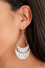 Load image into Gallery viewer, Paparazzi ~ Moon Landings ~ Silver Earrings (Fashion Fix Exclusive)
