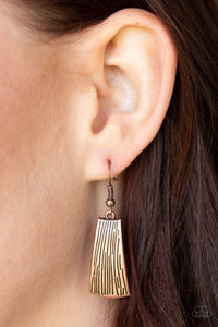 Paparazzi ~ More Roar ~ Copper Necklace Set