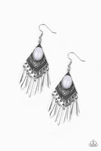 Load image into Gallery viewer, Paparazzi ~ Mostly Monte-ZUMBA ~ Silver Earrings