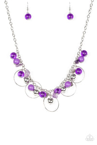Paparazzi ~ Mountain Mosaic ~ Purple Necklace Set