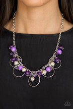 Load image into Gallery viewer, Paparazzi ~ Mountain Mosaic ~ Purple Necklace Set