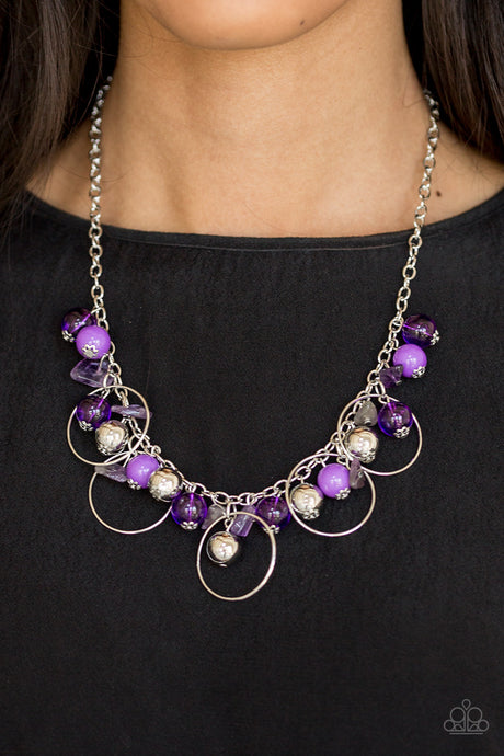 Paparazzi ~ Mountain Mosaic ~ Purple Necklace Set