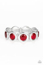 Load image into Gallery viewer, Paparazzi ~ Muster Up The Luster ~ Red Cat&#39;s Eye Bracelet