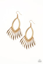 Load image into Gallery viewer, Paparazzi - My Flair Lady  - Gold Earrings - Klassy Jewelz Boutique