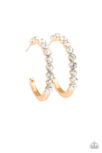 Load image into Gallery viewer, Paparazzi ~ My Kind Of Shine ~ Gold Hoop Earrings