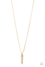 Load image into Gallery viewer, Paparazzi ~ Mysterious Marksman ~ Gold Men&#39;s Urban Necklace