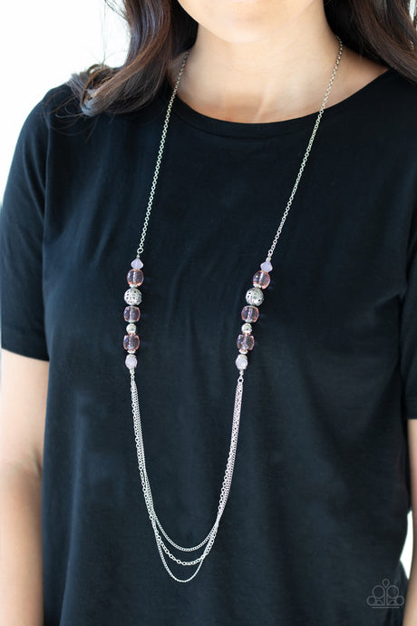 Paparazzi ~ Native New Yorker ~ Pink Necklace Set