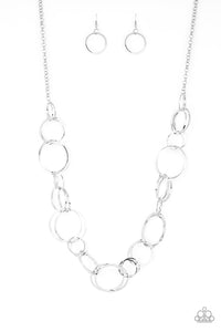 Paparazzi - Natural Born RINGLEADER - Gold Hoop Necklace - Klassy Jewelz Boutique