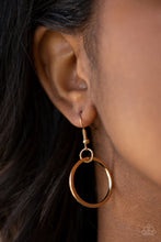 Load image into Gallery viewer, Paparazzi - Natural Born RINGLEADER - Gold Hoop Necklace Set - Klassy Jewelz Boutique