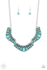 Paparazzi ~ Naturally Native ~ Blue Turquoise Necklace Set (Fashion Fix Exclusive)