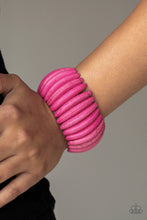 Load image into Gallery viewer, Paparazzi ~ Naturally Nomad ~ Pink Bracelet
