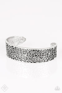 Paparazzi ~ Nature Mode ~ Silver Cuff Bracelet (Fashion Fix Exclusive)
