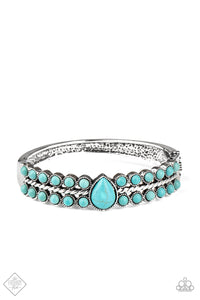 Paparazzi ~ Nature Resort ~ Blue Turquoise Bracelet (Fashion Fix Exclusive)