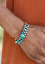 Load image into Gallery viewer, Paparazzi ~ Nature Resort ~ Blue Turquoise Bracelet (Fashion Fix Exclusive)