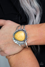 Load image into Gallery viewer, Paparazzi ~ Nature&#39;s Bounty ~ Yellow Cuff Bracelet