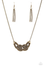 Load image into Gallery viewer, Paparazzi ~ Nautically Naples ~ Brass Necklace Set