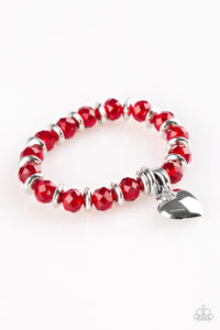 Paparazzi ~ Need I Say AMOUR? ~ Red Bracelet