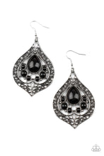 Load image into Gallery viewer, Paparazzi ~ New Delhi Nouveau ~ Black Earrings