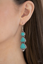 Load image into Gallery viewer, Paparazzi ~ New Frontier ~ Blue Earrings