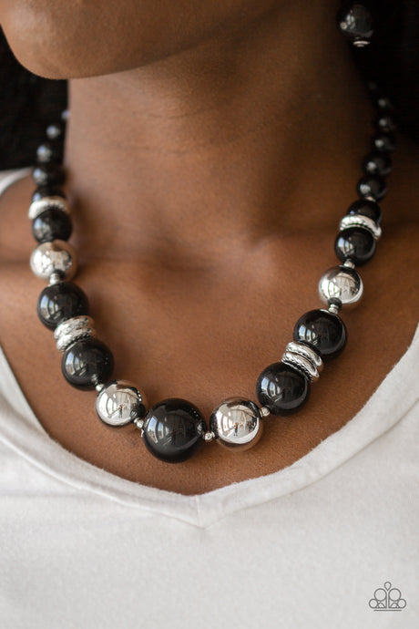 Paparazzi ~  New York Nightlife ~ Black Necklace Set