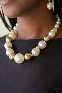 Paparazzi ~ New York Nightlife ~ Gold Necklace and Bracelet Set