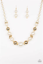 Load image into Gallery viewer, Paparazzi ~ New York Nightlife ~ Gold Necklace and Bracelet Set