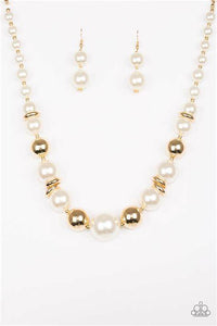 Paparazzi ~ New York Nightlife ~ Gold Necklace and Bracelet Set