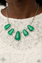 Load image into Gallery viewer, Paparazzi ~ Newport Princess ~ Green Necklace Set (Fashion Fix Exclusive)
