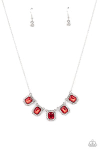 Paparazzi ~ Next Level Luster ~ Red Necklace Set