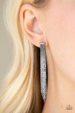 Load image into Gallery viewer, Paparazzi ~ Night At The Oscars ~ Black Tassel Earrings