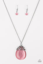 Load image into Gallery viewer, Paparazzi ~ Nightcap and Gown ~ Pink Moonstone Pendant Necklace  Set