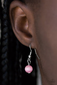 Paparazzi ~ Nightcap and Gown ~ Pink Moonstone Pendant Necklace  Set