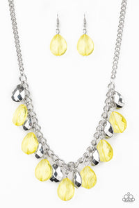 Paparazzi ~ No Tears Left To Cry ~ Yellow Necklace Set