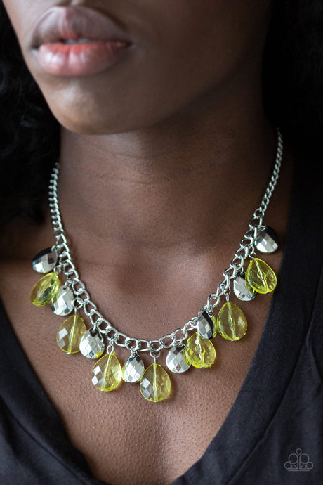 Paparazzi ~ No Tears Left To Cry ~ Yellow Necklace Set