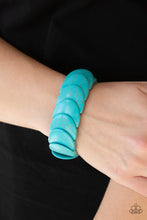 Load image into Gallery viewer, Paparazzi ~ Nomadic Nature ~ Blue Turquoise Bracelet