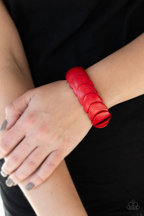 Paparazzi ~ Nomadic Nature ~ Red Bracelet
