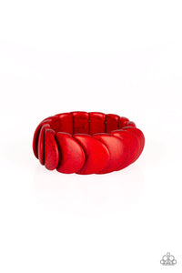 Paparazzi ~ Nomadic Nature ~ Red Bracelet