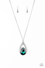 Load image into Gallery viewer, Paparazzi ~ Notorious Noble ~ Green Necklace Set