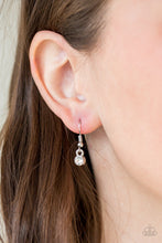 Load image into Gallery viewer, Paparazzi ~ Notorious Noble ~ White Necklace Set