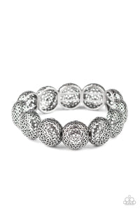 Paparazzi ~ Obviously Ornate ~ Silver Bracelet
